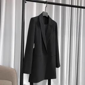 2023 New Style Chic Suit Formal Suit Jacket Women Black    S3471