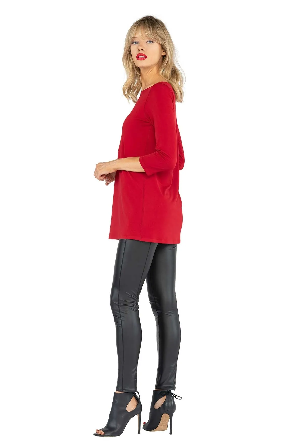 3/4 SLV Side Grommet Tunic