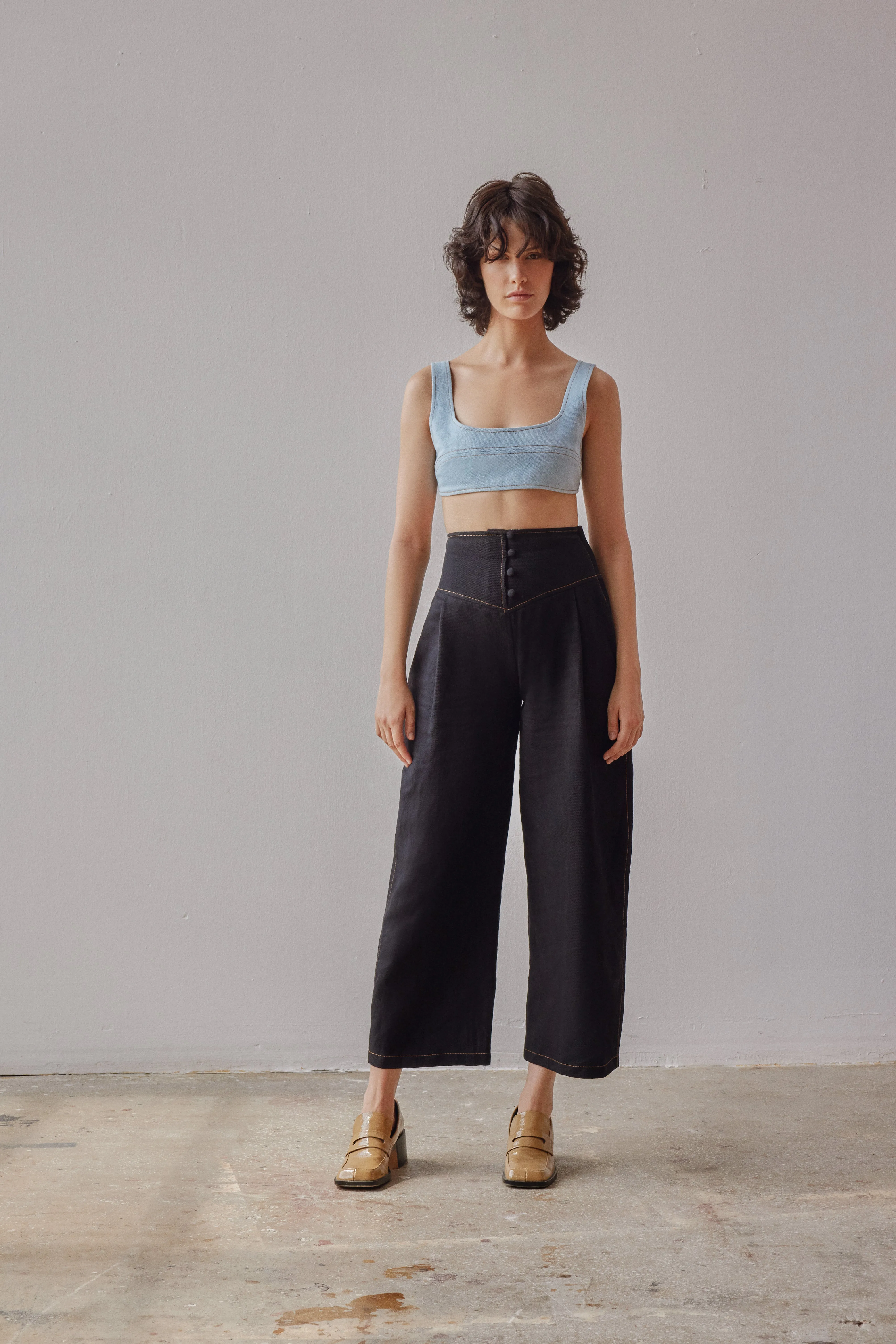 Abby Bralette - Light Blue