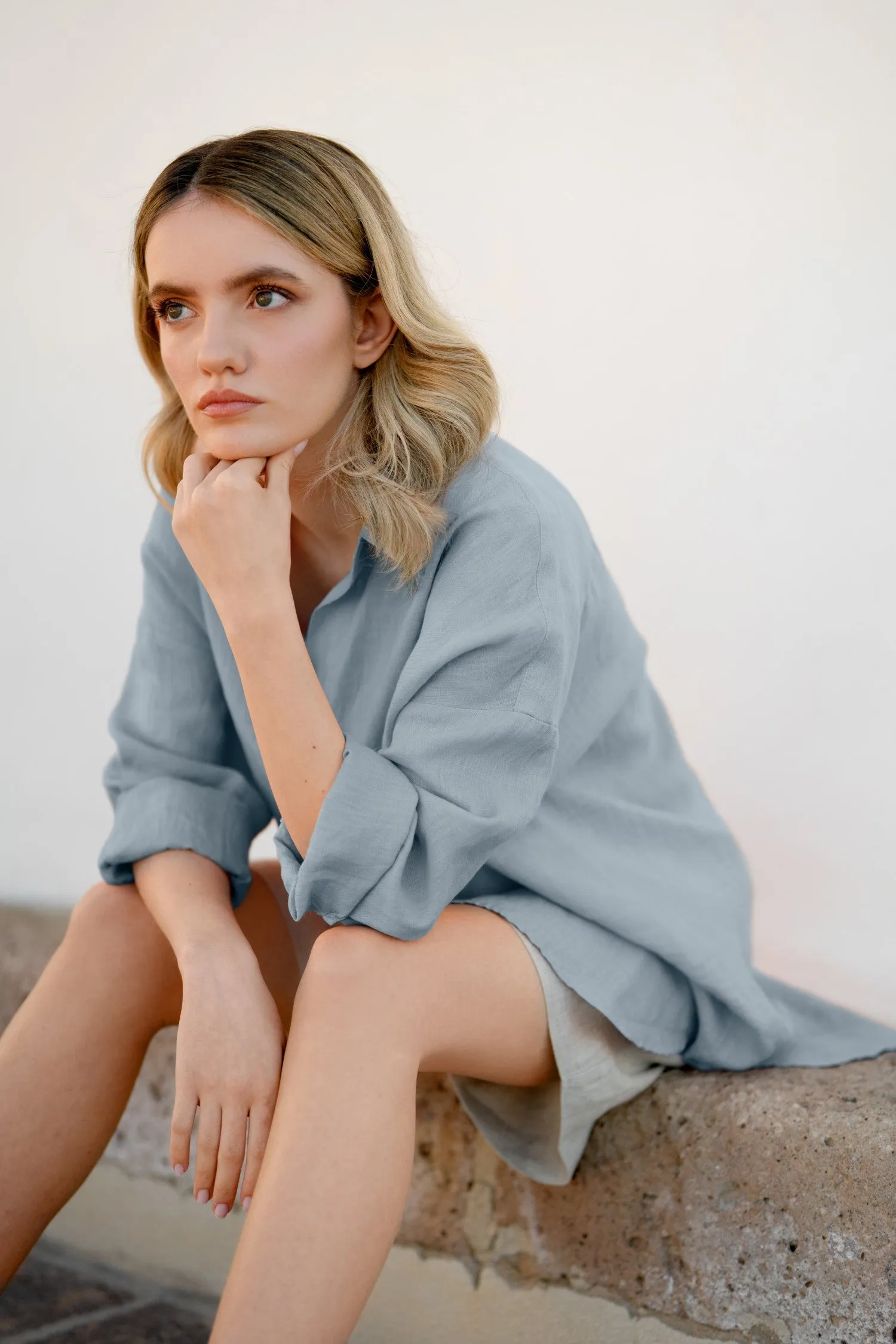 Allure Linen Rondo Shirt