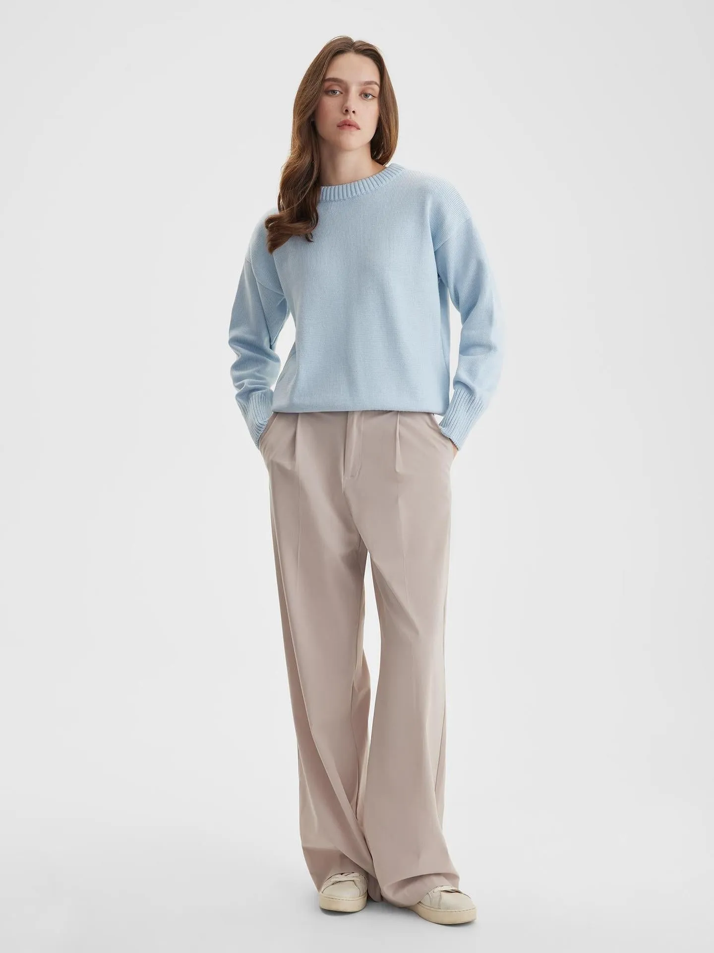 Audrey O Neck Oversized Casual Women Sweater