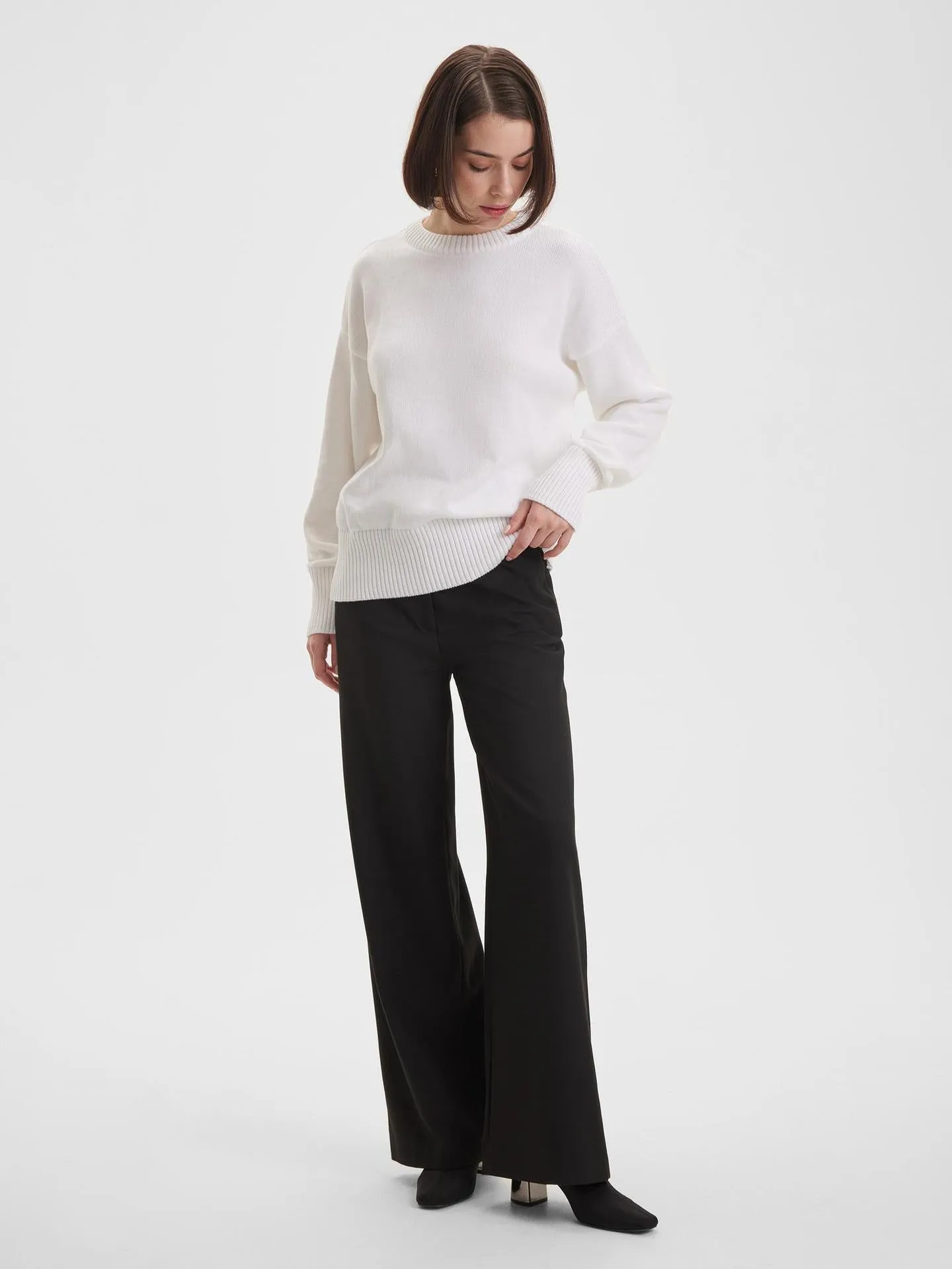 Audrey O Neck Oversized Casual Women Sweater