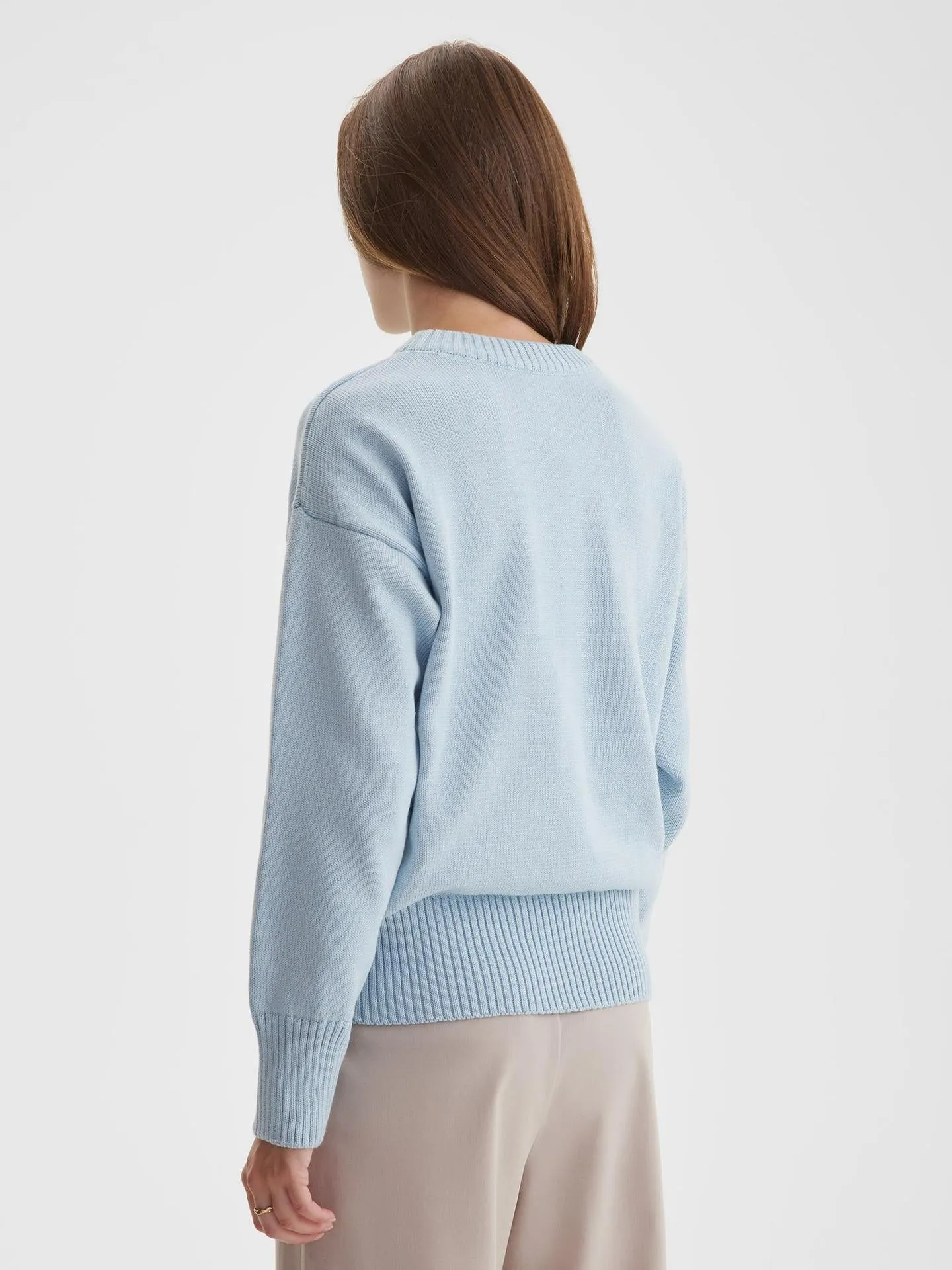 Audrey O Neck Oversized Casual Women Sweater