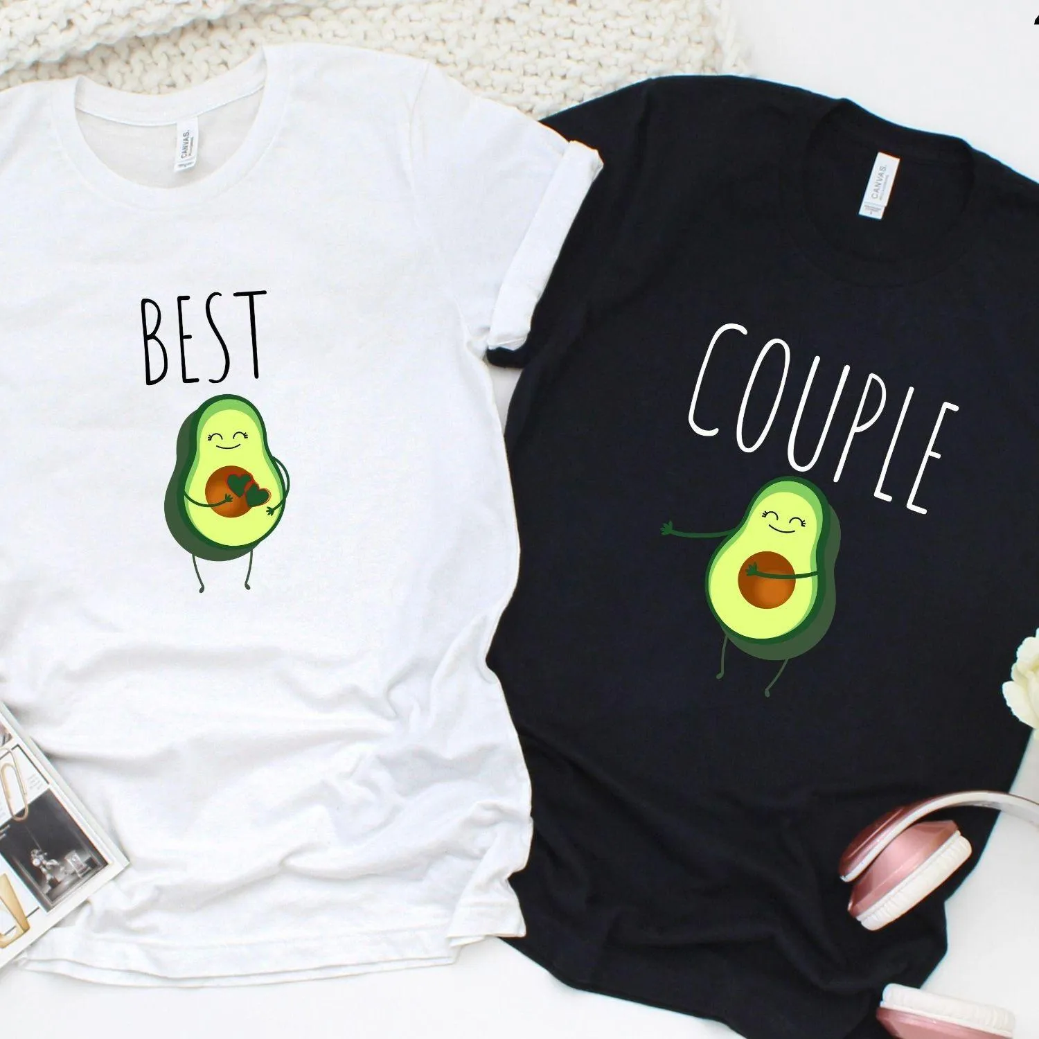 Best Couple Matching Set - Avocado Couple Apparel for Couples