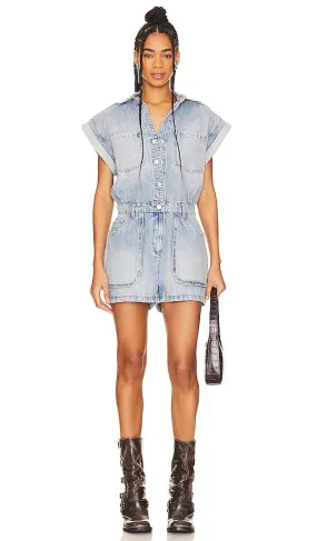 BLANKNYC Romper in Denim-Light
