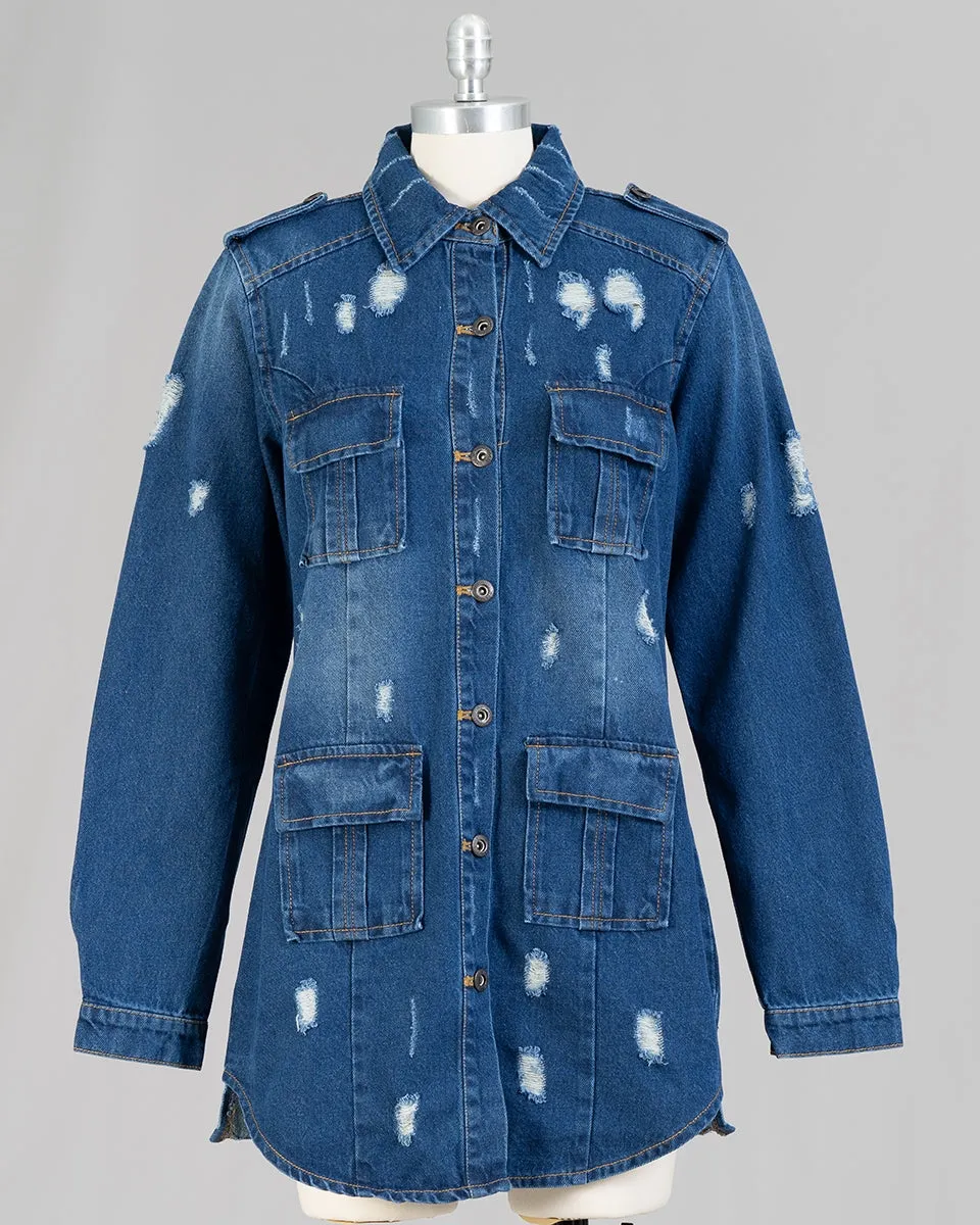 Blue Age JK4028 Denim Jacket