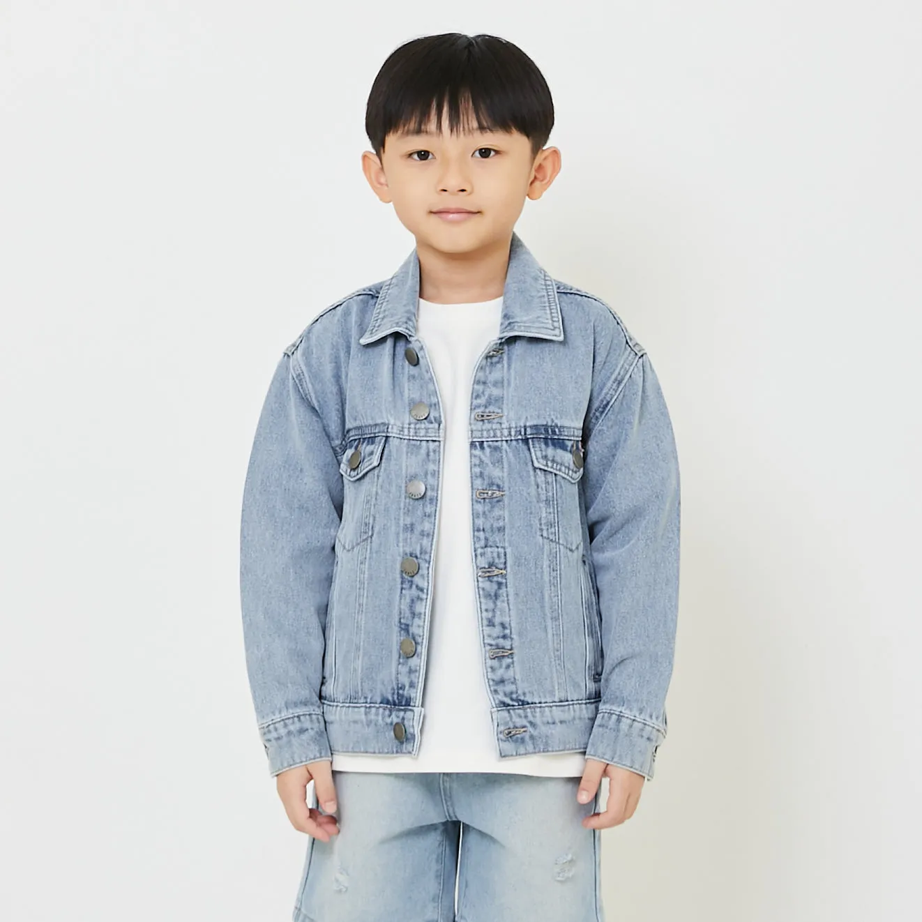 Boy Oversized Denim Jacket - SB2408104A