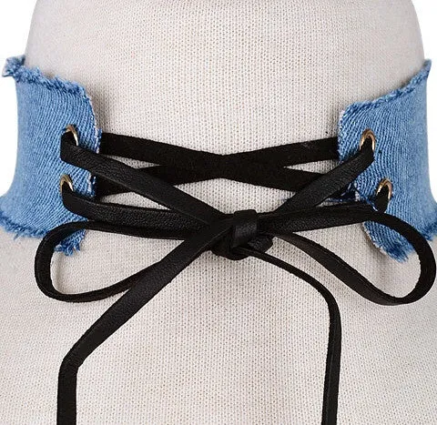 Bree Dos Denim Choker