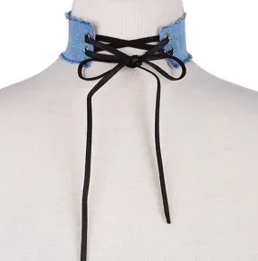 Bree Dos Denim Choker