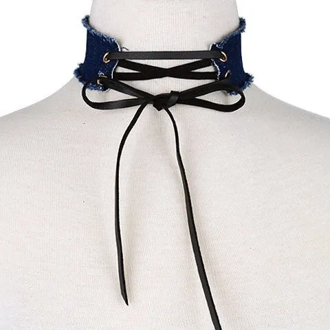 Bree Dos Denim Choker