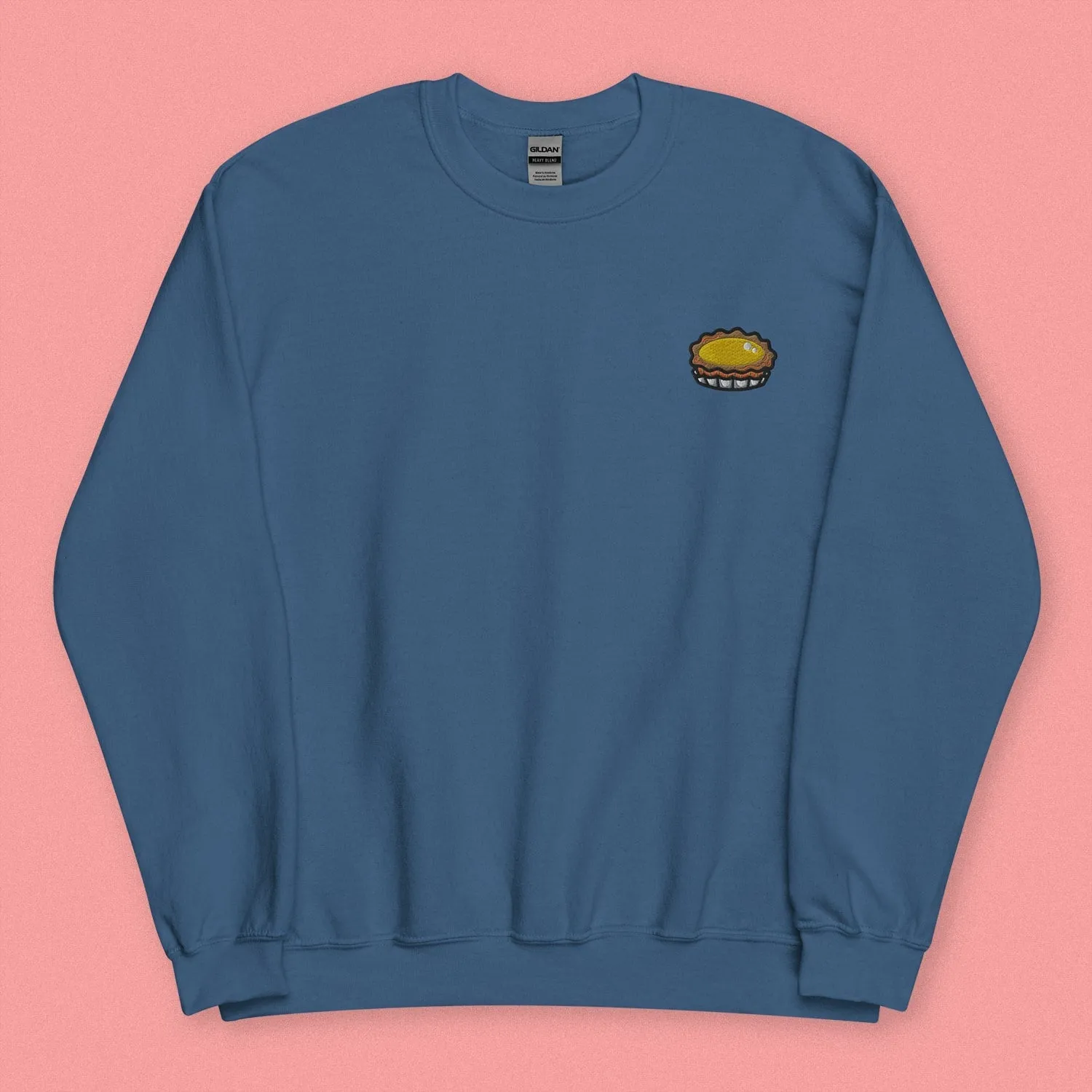 Egg Tart Embroidered Sweatshirt