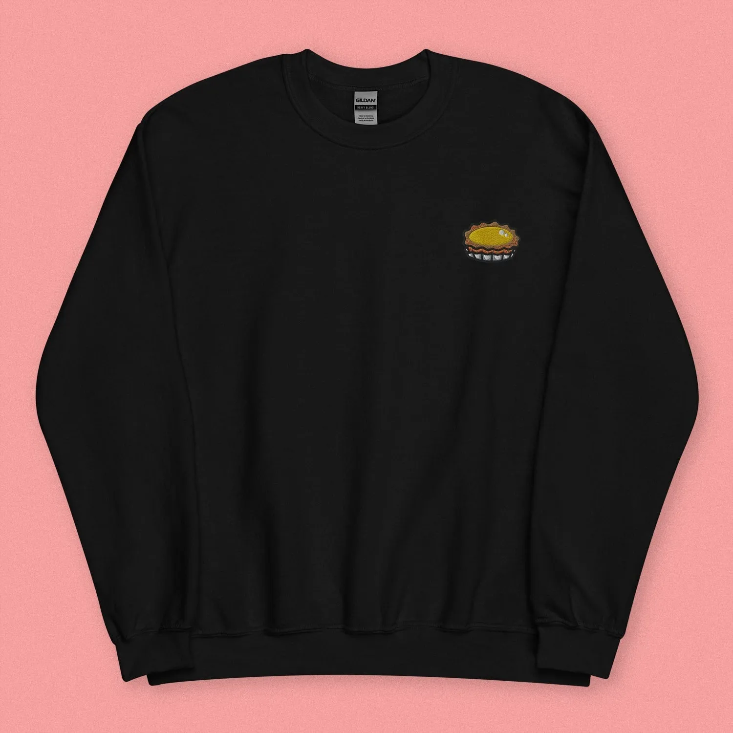 Egg Tart Embroidered Sweatshirt