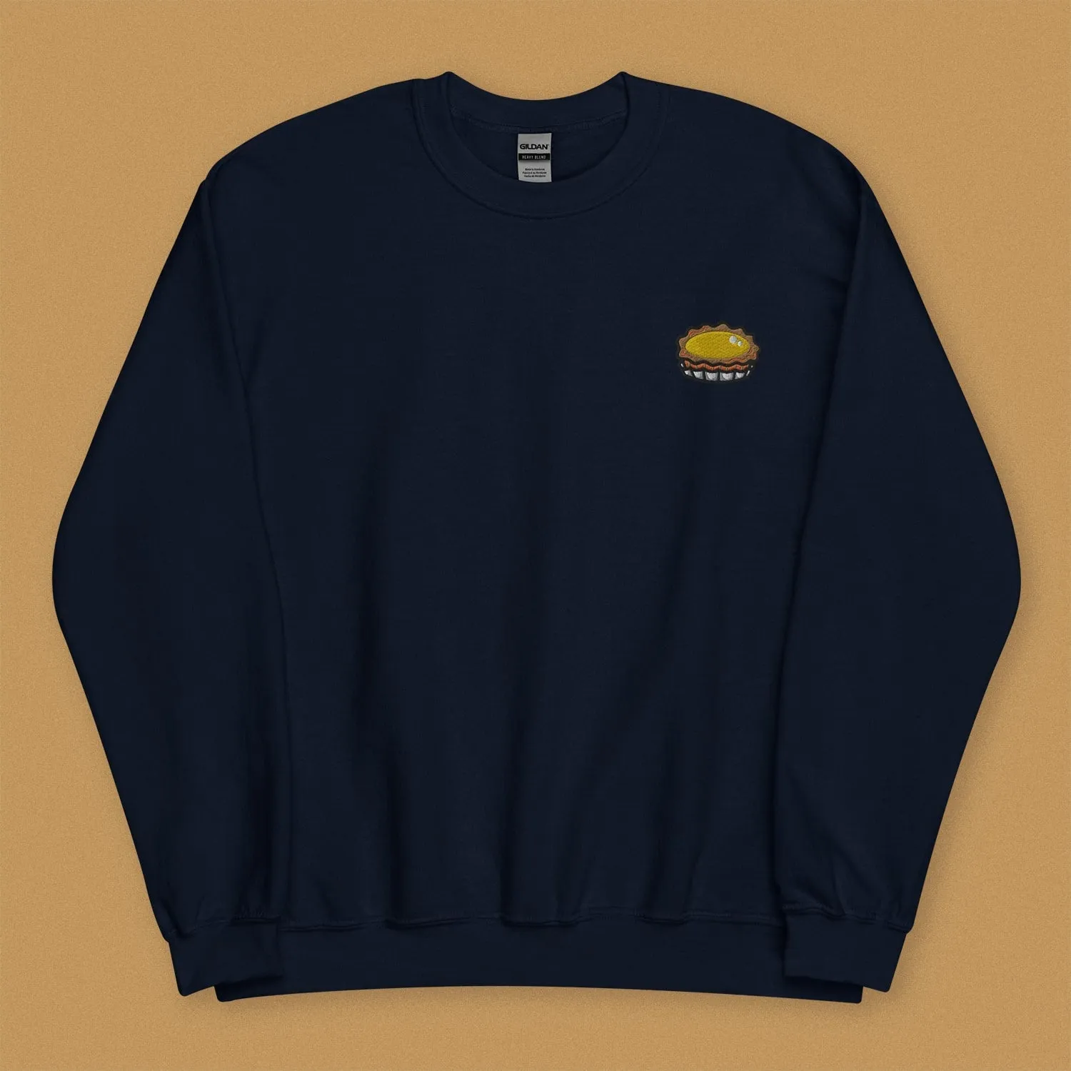 Egg Tart Embroidered Sweatshirt