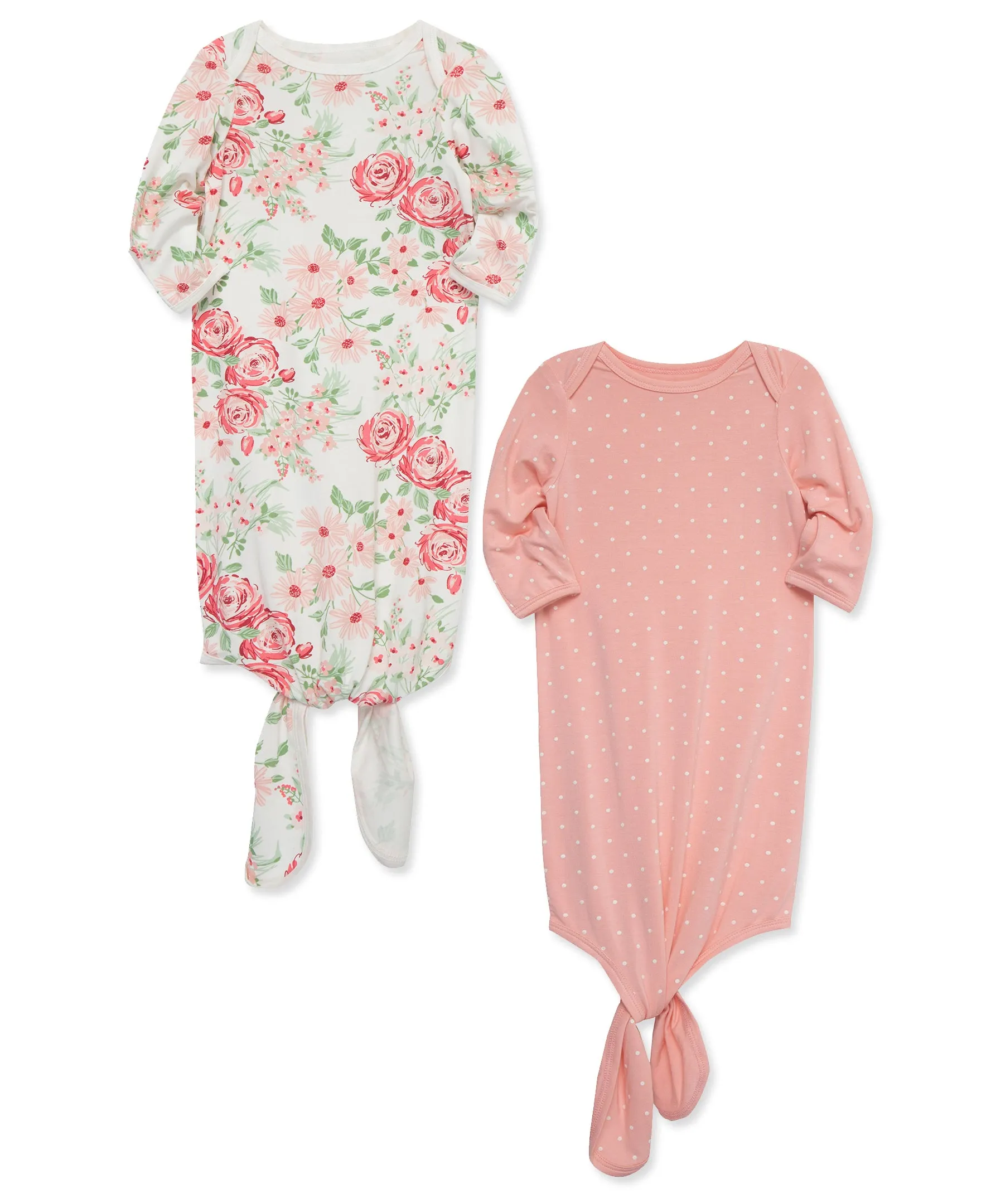 Floral Knot Gowns (2-Pack)