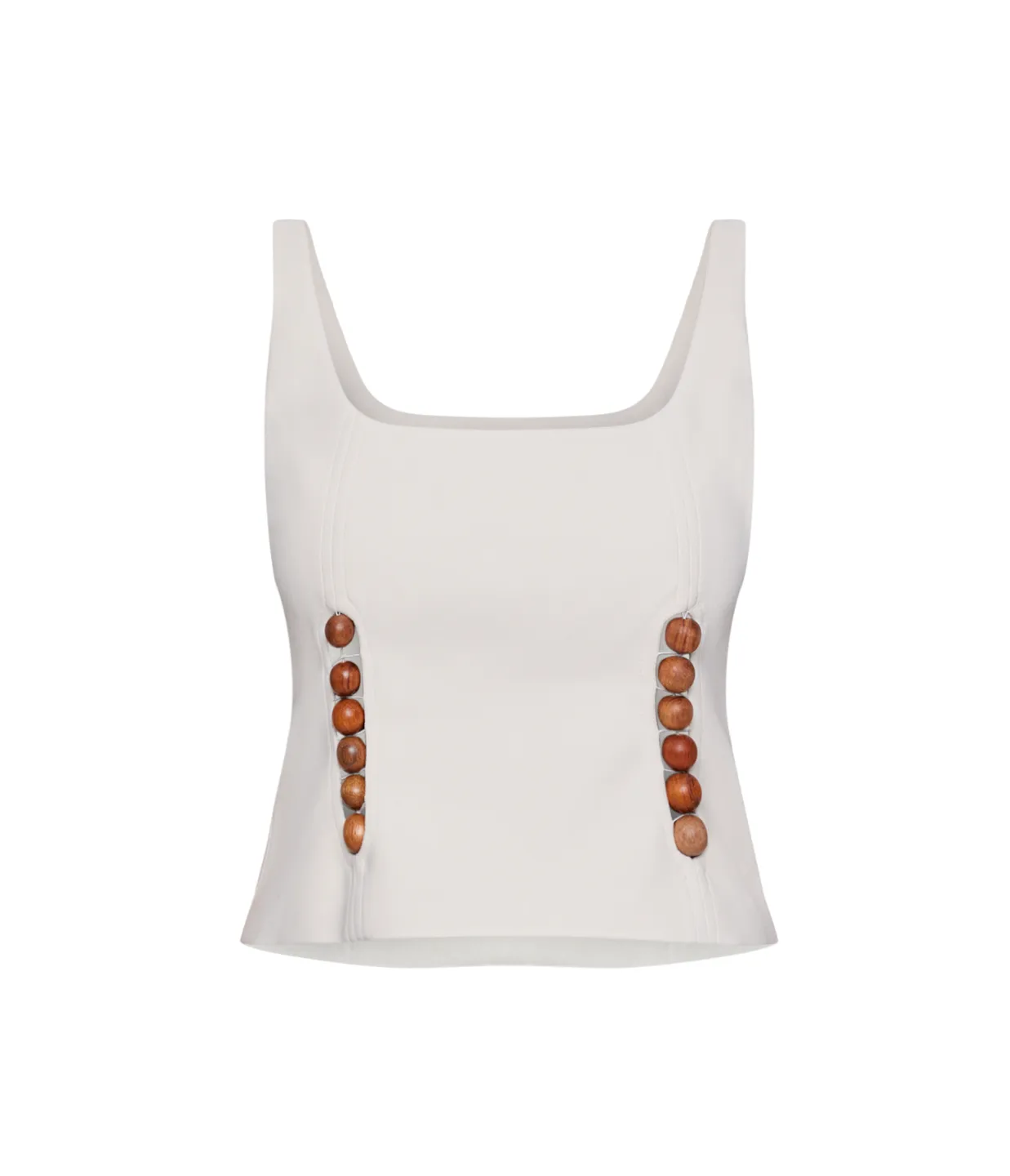 Freddie Bead Bodice in Ivory
