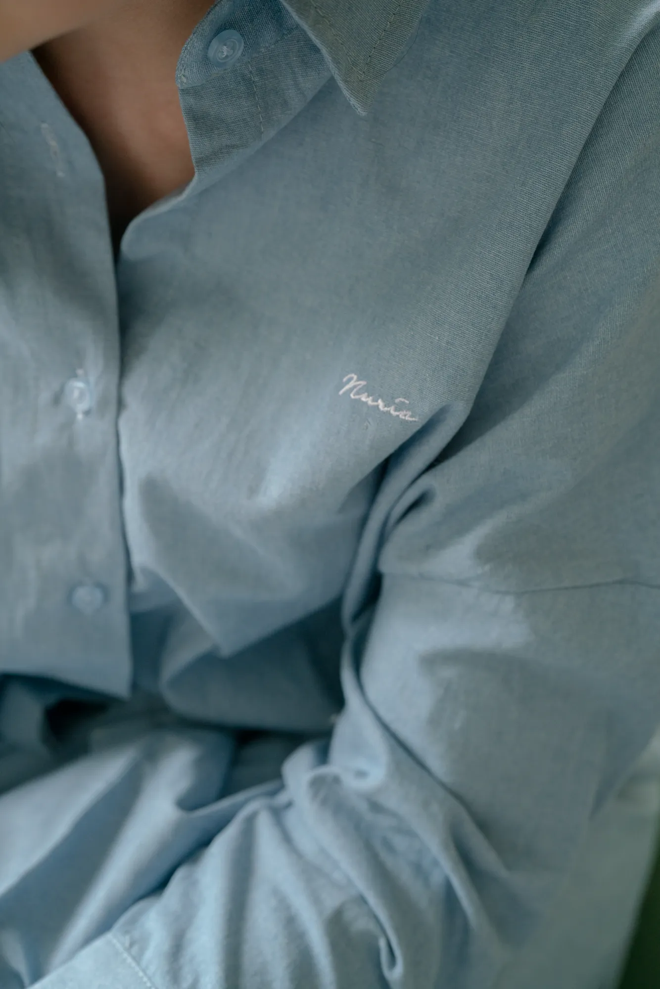 Kyo Box Shirt in Light Denim