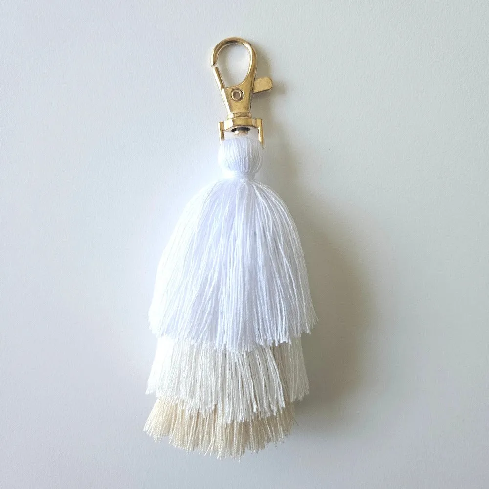 Layered Keychain Tassels