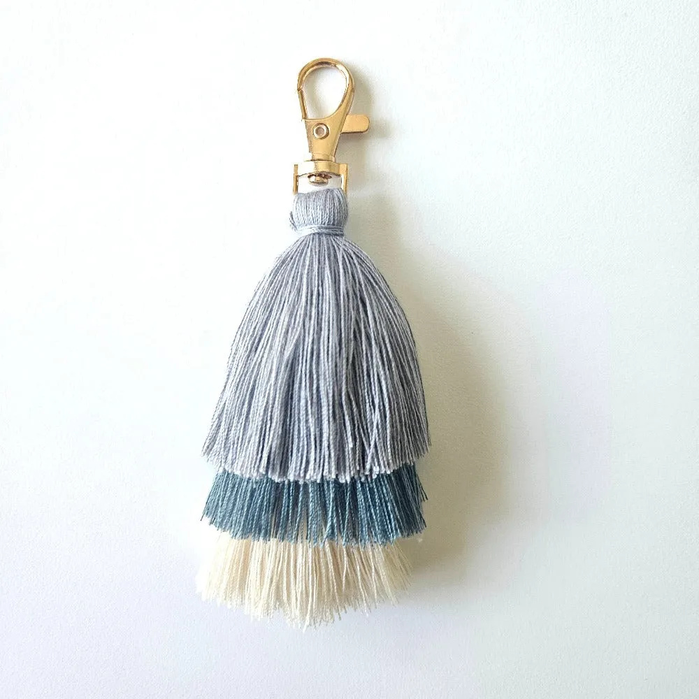 Layered Keychain Tassels