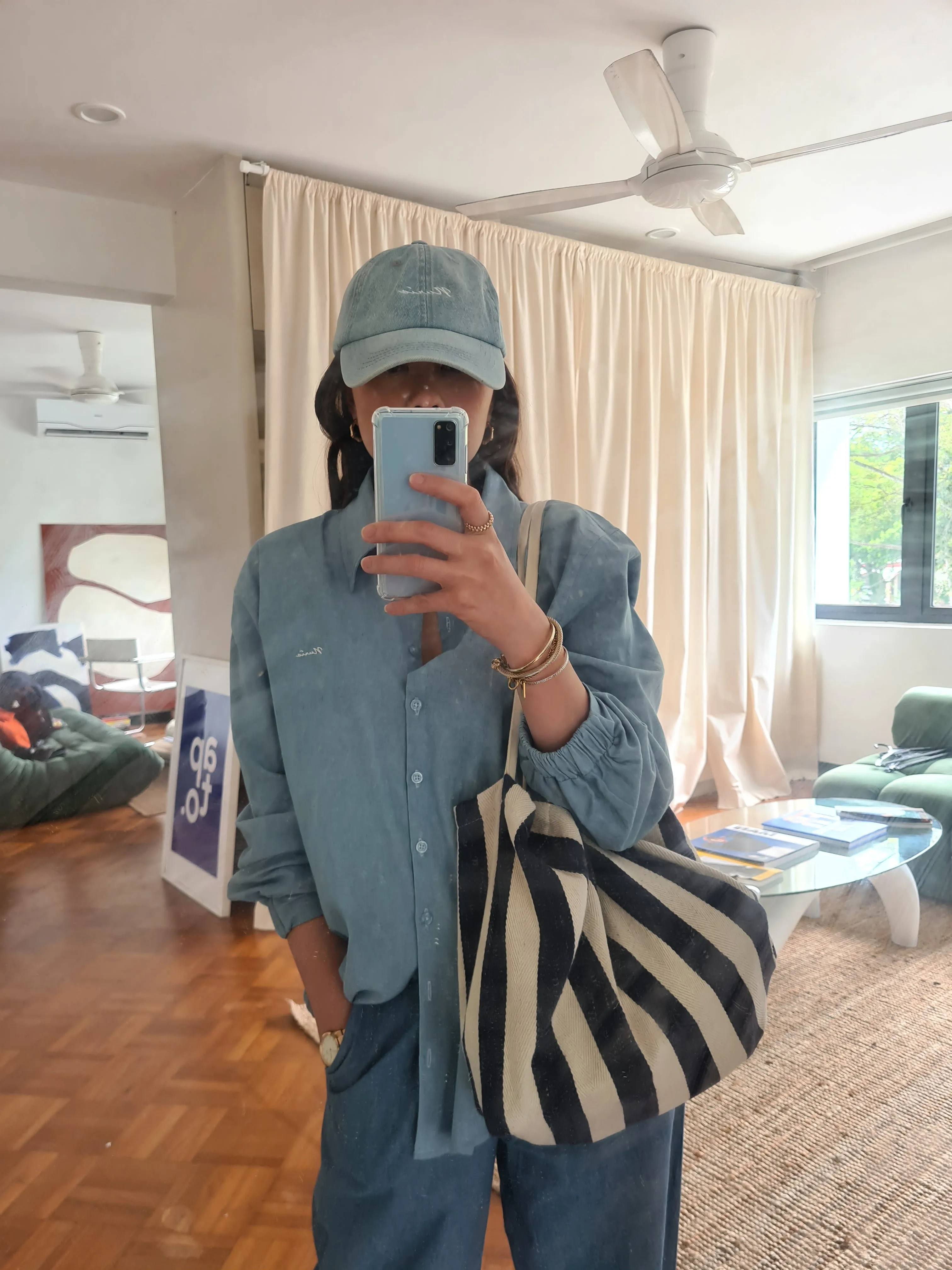 Light Denim Cap