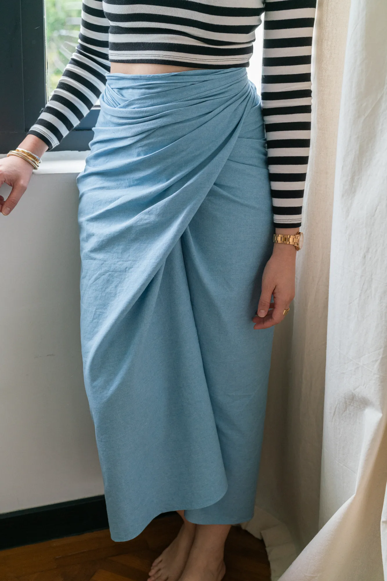 Mae Pareo in Light Denim