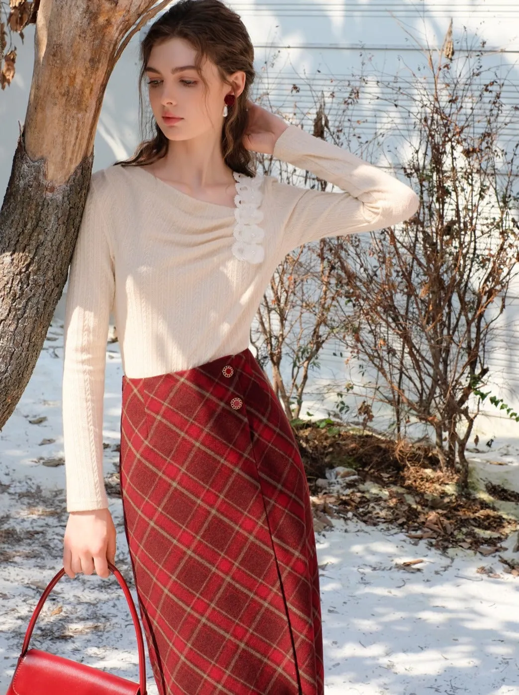 Queen Milk Sweet Tops French Lazy