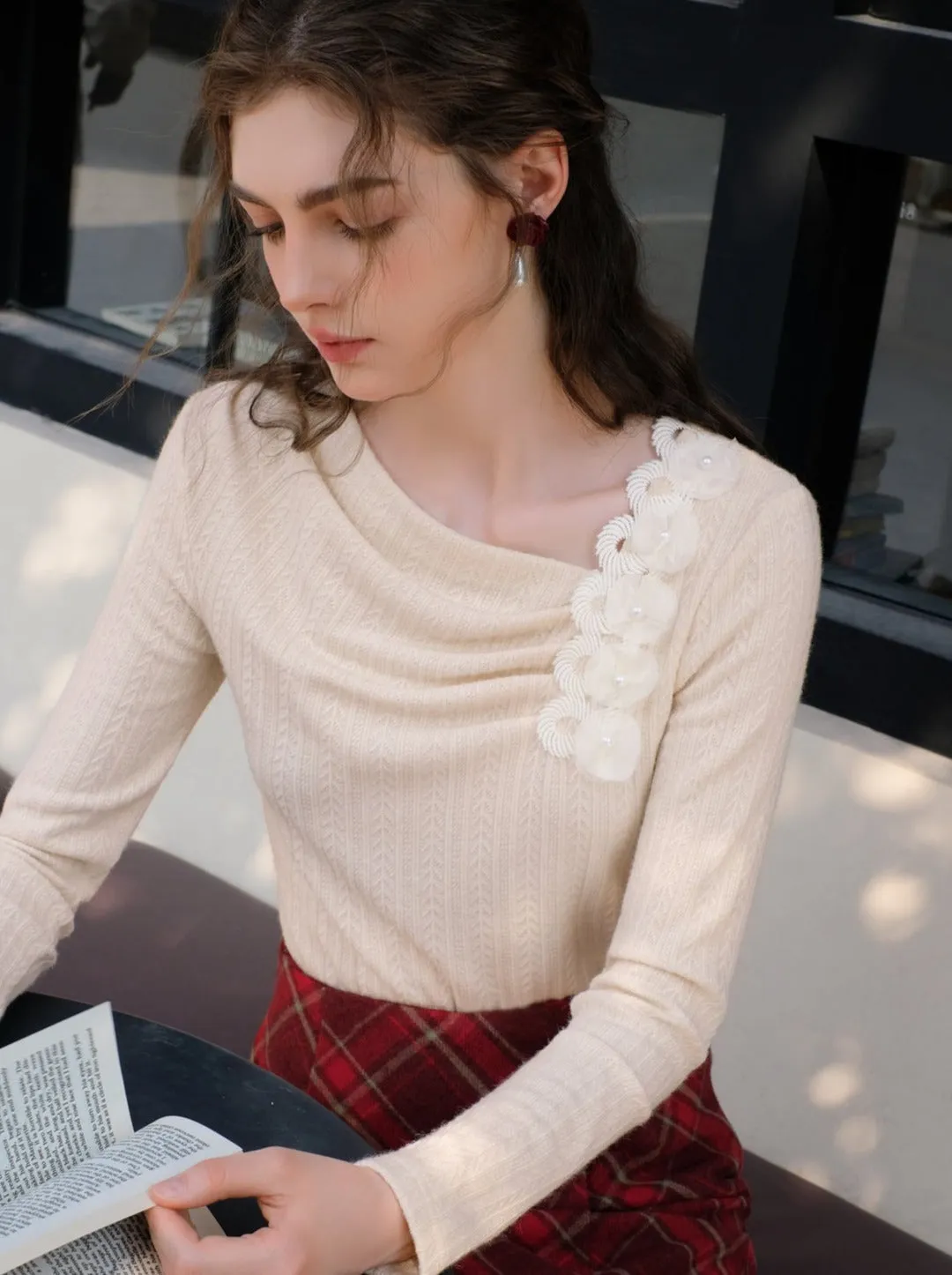 Queen Milk Sweet Tops French Lazy