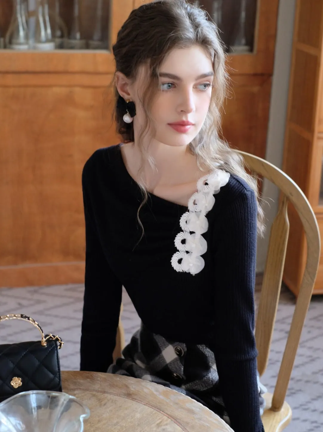 Queen Milk Sweet Tops French Lazy