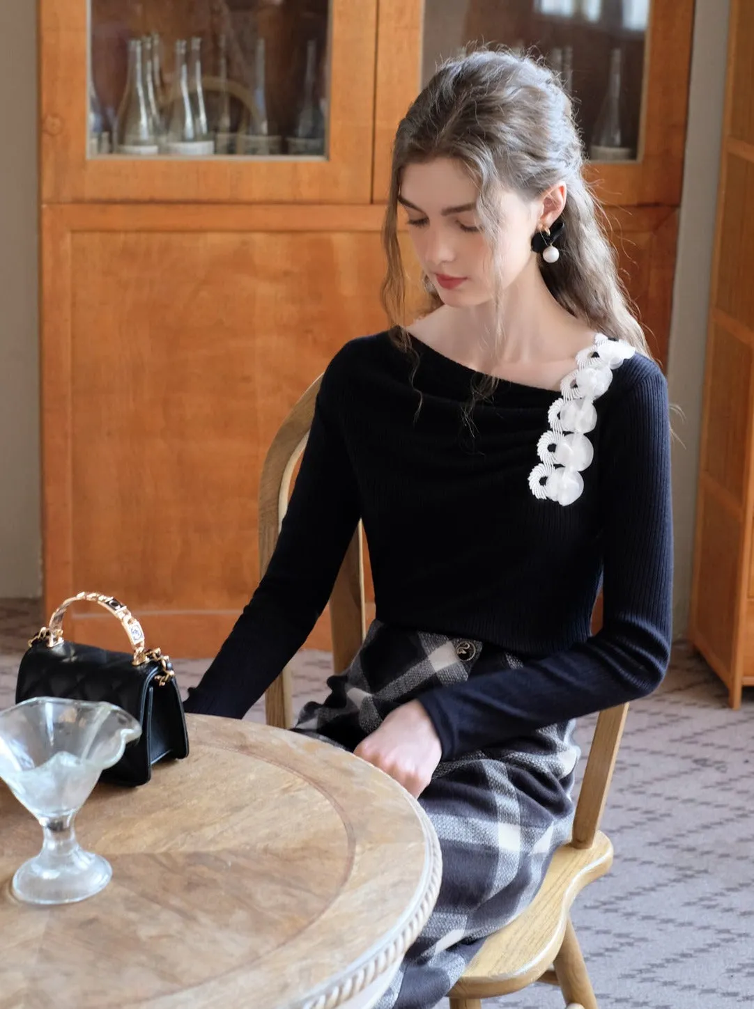 Queen Milk Sweet Tops French Lazy