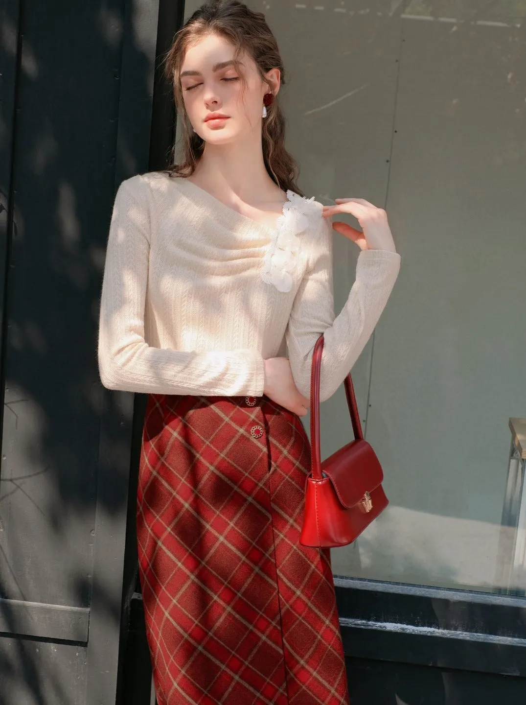 Queen Milk Sweet Tops French Lazy