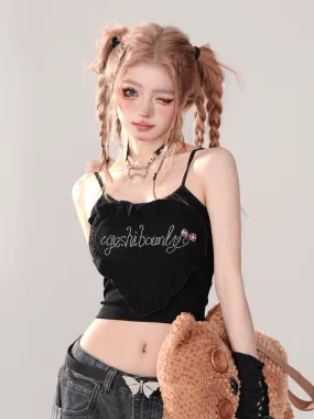Slim Girl Short Tops Style Suspender Fantasy