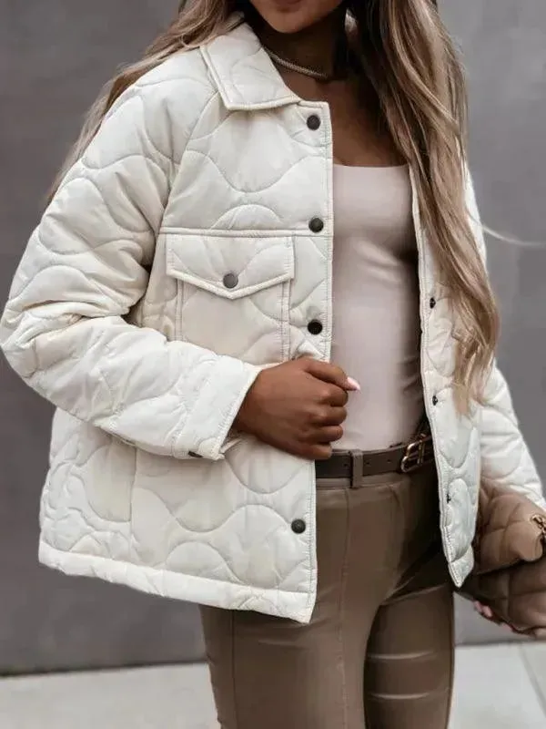 Stylish Loose Buttoned Women Jacket