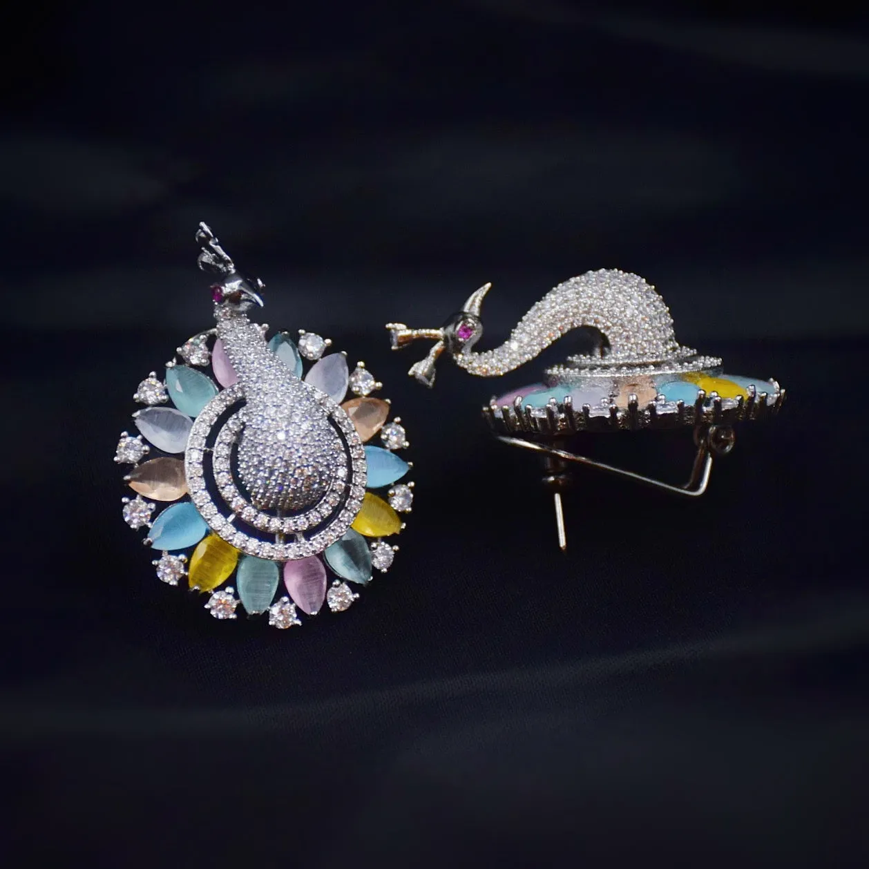 Victorian Polish Zircon/AD Earring 6791-69