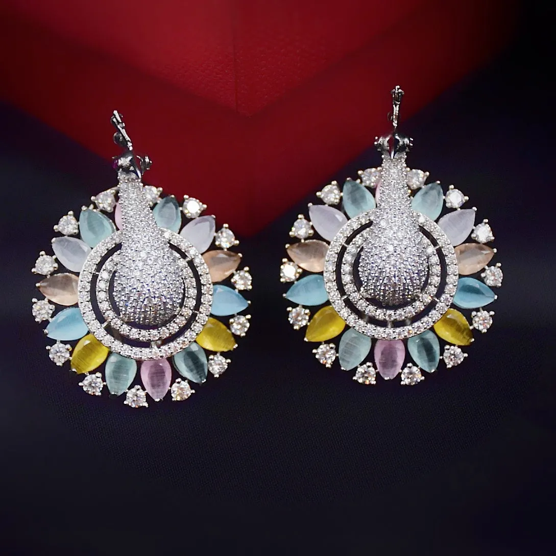 Victorian Polish Zircon/AD Earring 6791-69