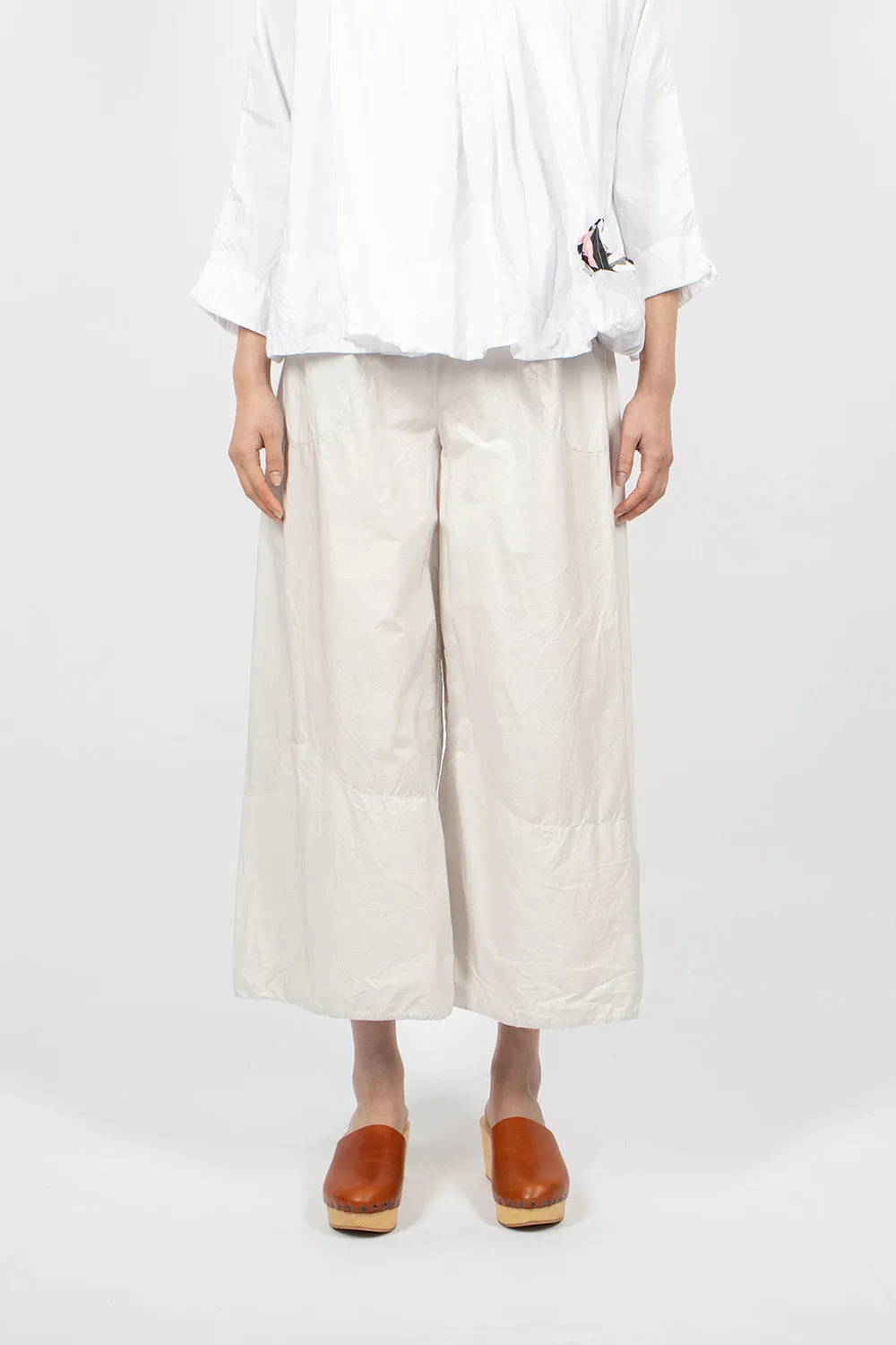 Wide Pyjama Trousers Sand