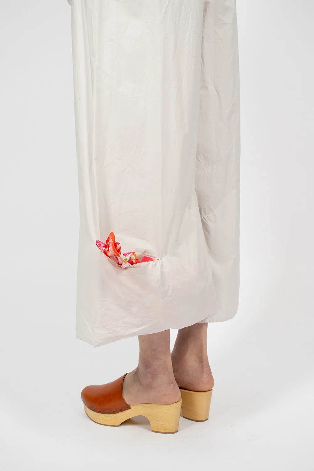 Wide Pyjama Trousers Sand