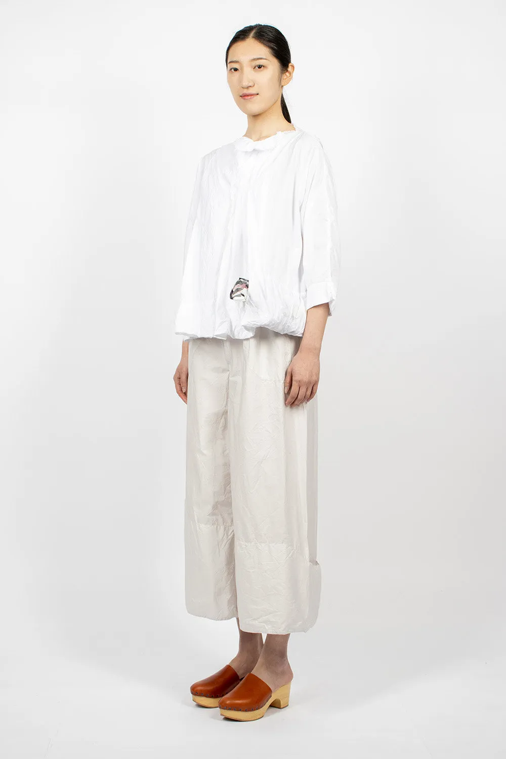 Wide Pyjama Trousers Sand